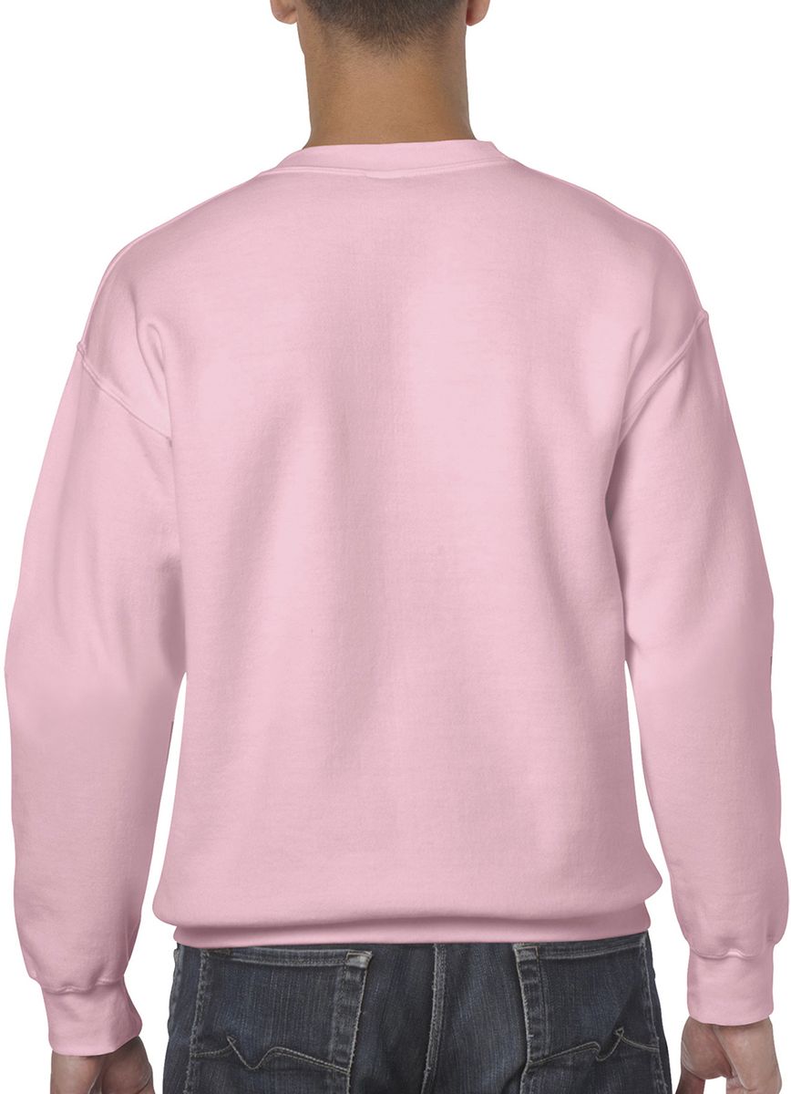 Φούτερ Crewneck 18000 Gildan Heavy Blend Light Pink ανδρικά Simple Wear