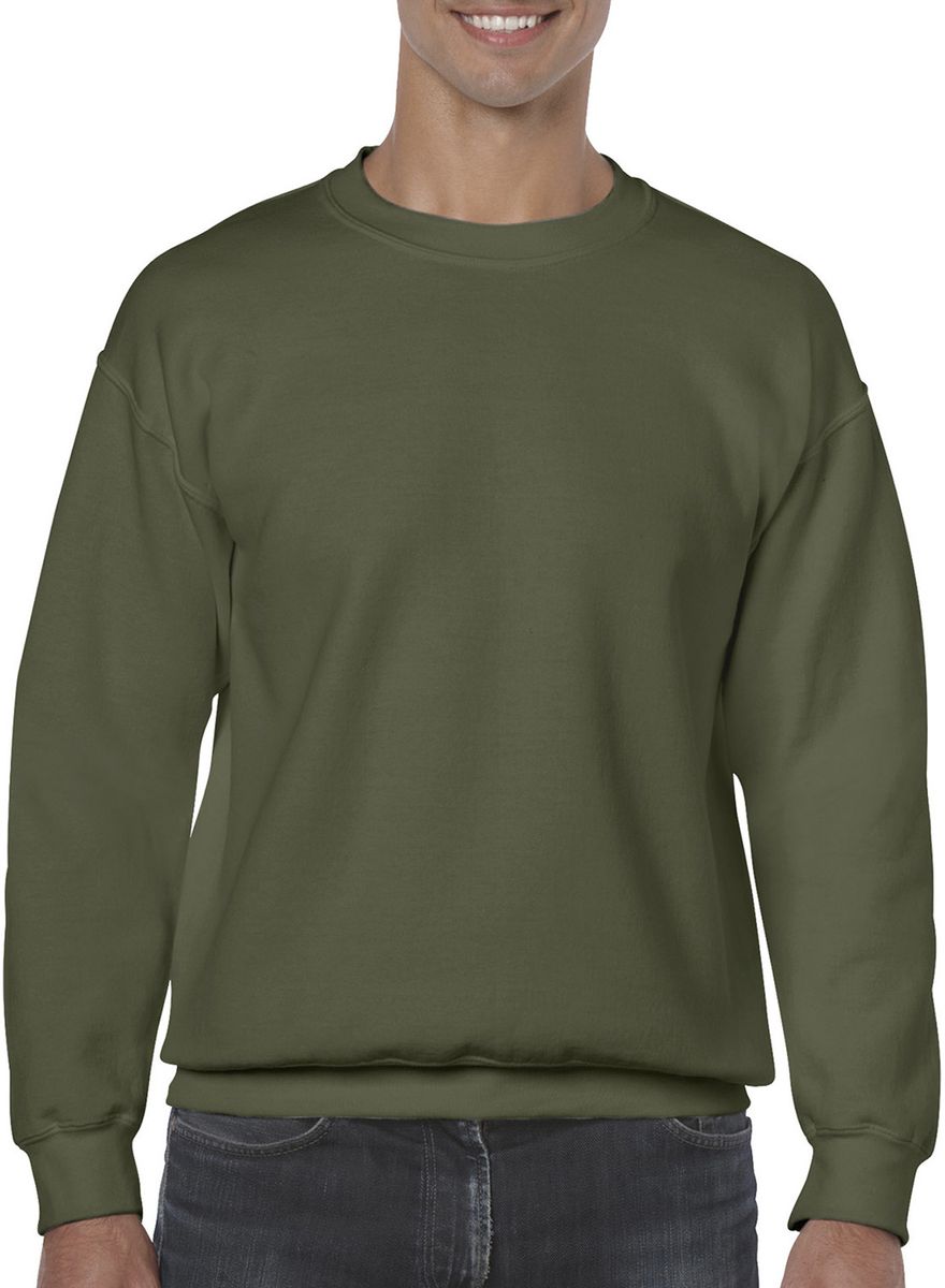 Φούτερ Crewneck 18000 Gildan Heavy Blend Military Green