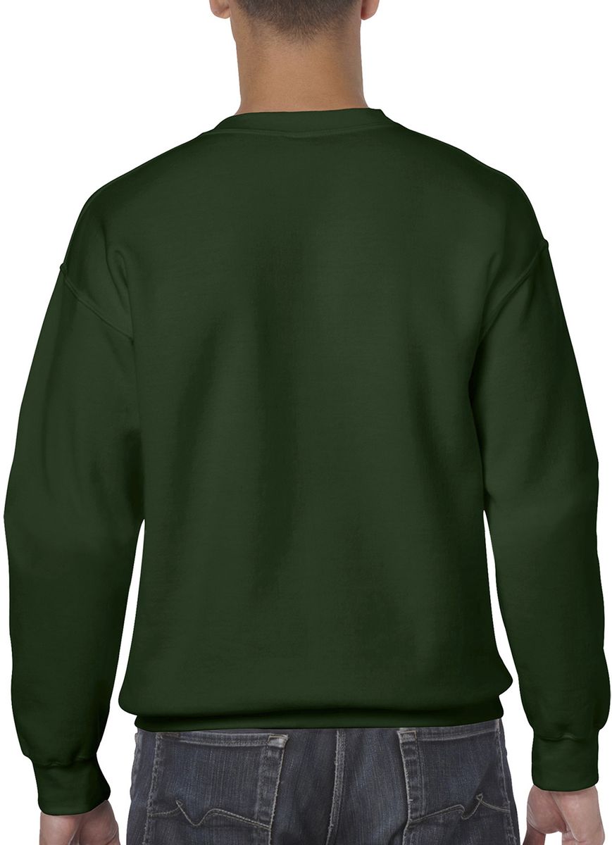 Φούτερ Crewneck 18000 Gildan Heavy Blend Forest Green ανδρικά Simple Wear