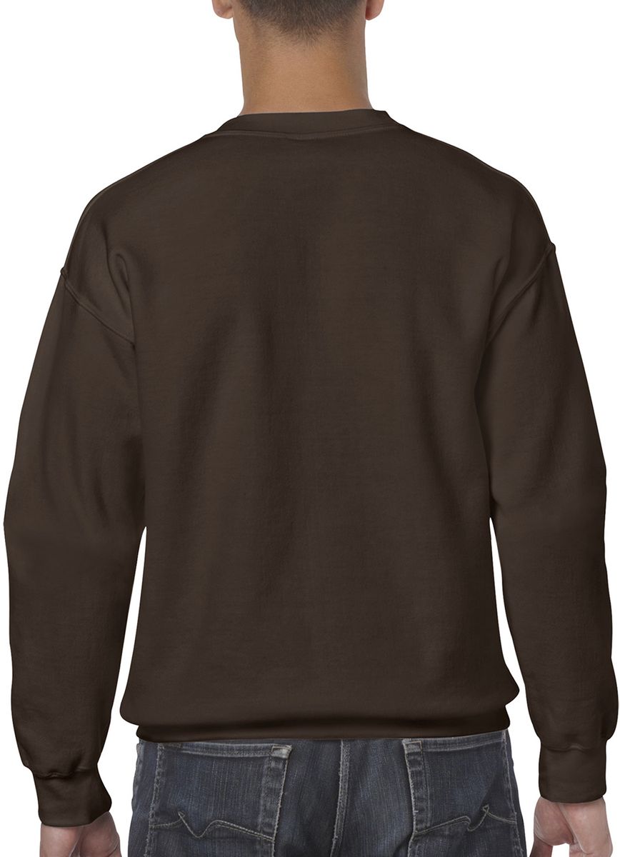 Φούτερ Crewneck 18000 Gildan Heavy Blend Dark Chocolate ανδρικά Simple Wear