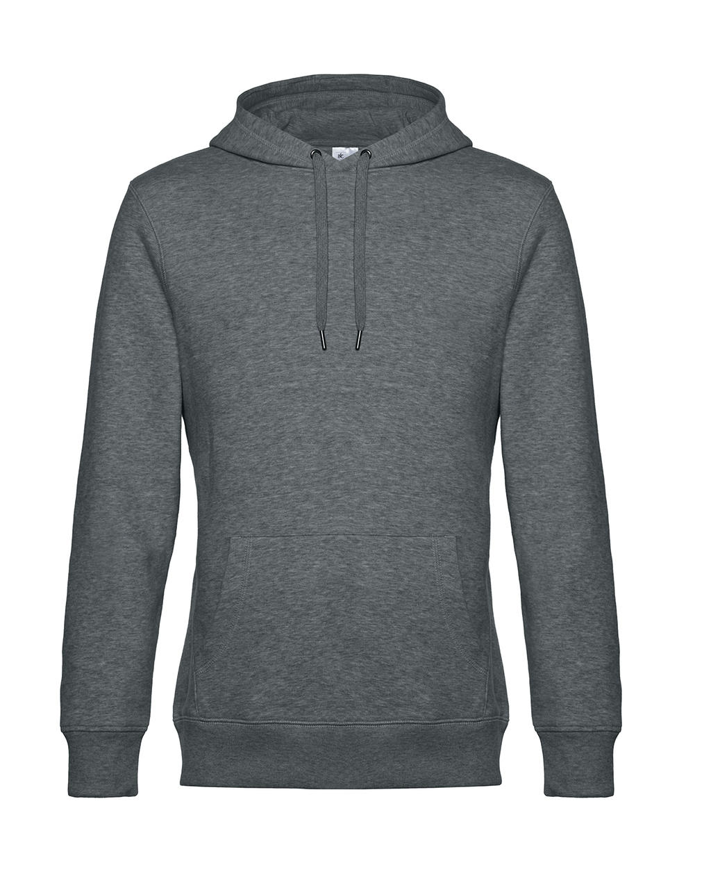 Hoodie Φούτερ WU02K B & C King Heather Mid Grey