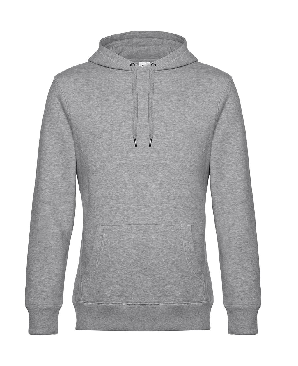 Hoodie Φούτερ WU02K B & C King Heather Grey