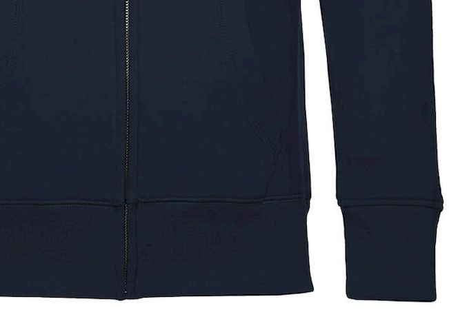 Ζακέτα Φούτερ με Κουκούλα Wu03K B C King Navy ανδρικά Simple Wear