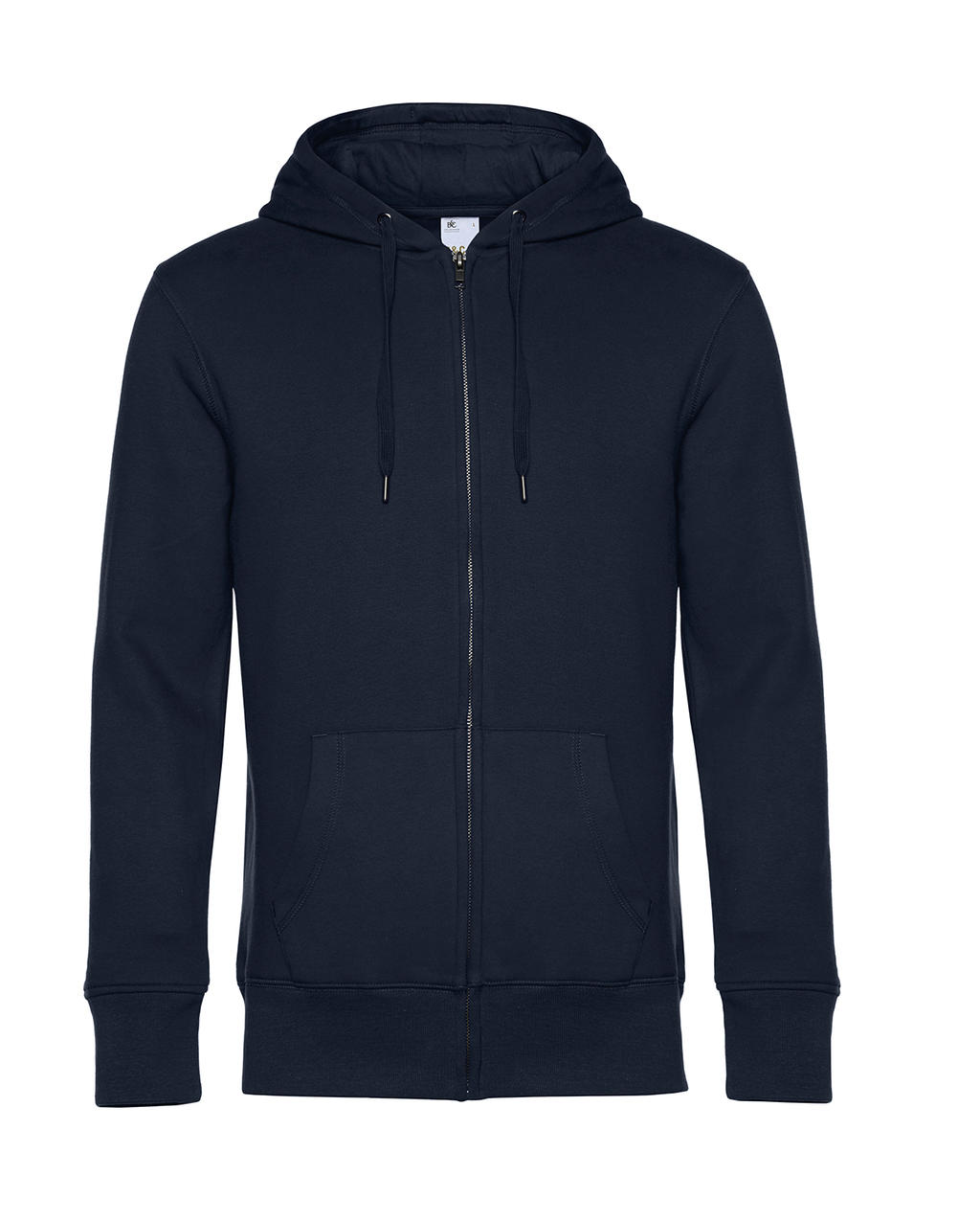 Ζακέτα Φούτερ με Κουκούλα Wu03K B C King Navy Blue ανδρικά Simple Wear