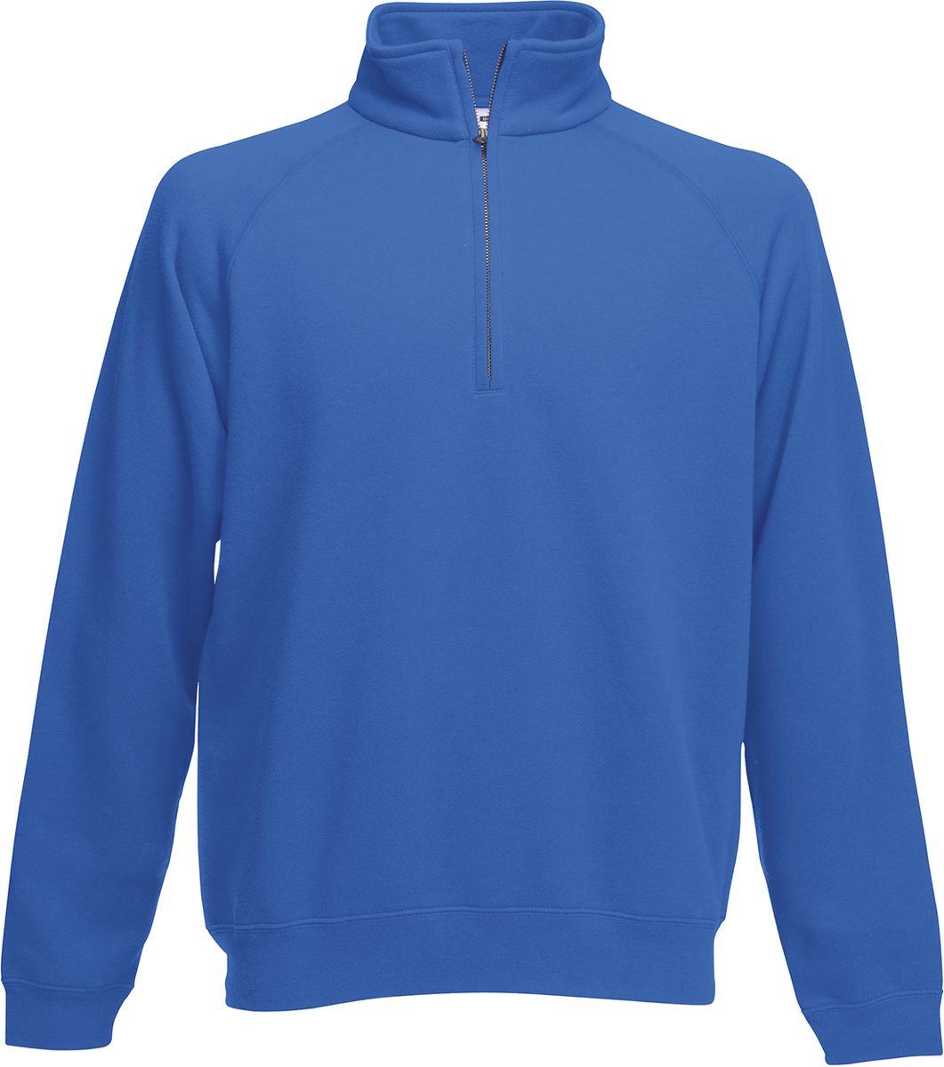 Φούτερ 62-032-0 Fruit Of The Loom Premium Zip Neck Royal ανδρικά Simple Wear
