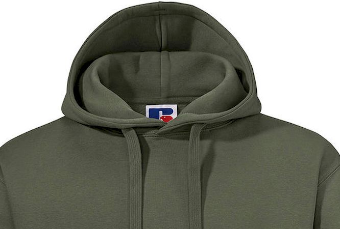 Φούτερ Hoodie R-265M-0 Russell Authentic Olive ανδρικά Simple Wear