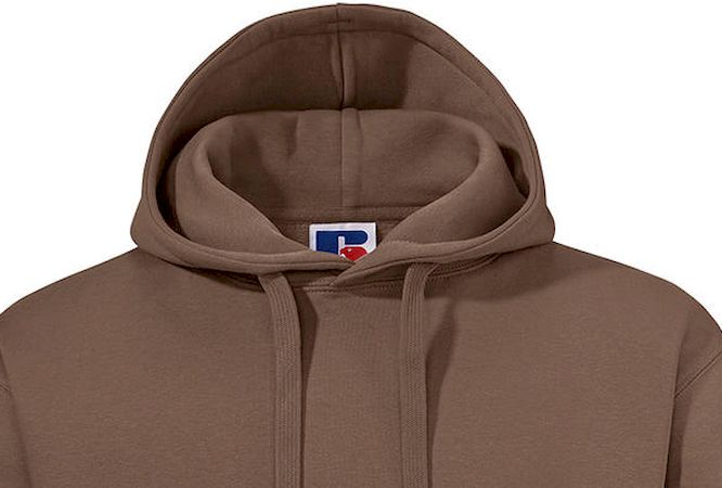 Men&Apos S Authentic Hooded Sweat Russell Europe R-265M-0 Mocha ανδρικά Φούτερ Simple Wear