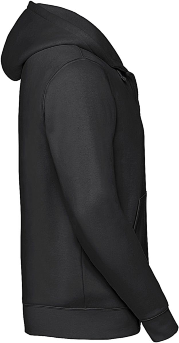 Φούτερ με Κουκούλα Και Φερμουάρ Authentic Zip Hoodie R-266M-0 Russell Black ανδρικά Simple Wear