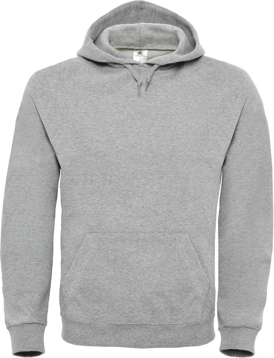 Φούτερ με Κουκούλα ID.003 B & C Heather Grey