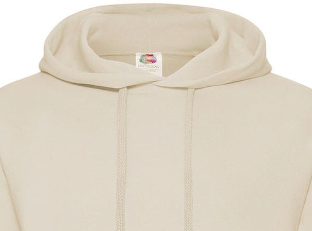 Φούτερ Hoodie 62-208-0 Fruit Of The Loom Natural ανδρικά Simple Wear
