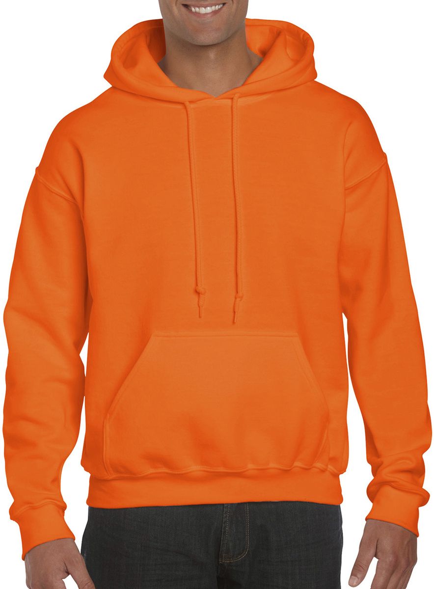 Φούτερ με Κουκούλα Gildan 12500 DryBlend Hoodie Safety Πορτοκαλί
