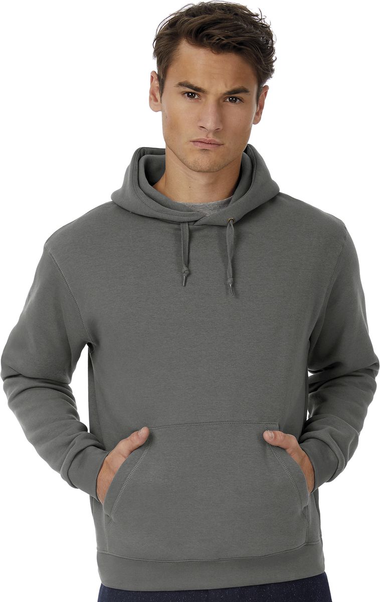 Φούτερ Hoodie Wu620 B C Steel Grey ανδρικά Simple Wear