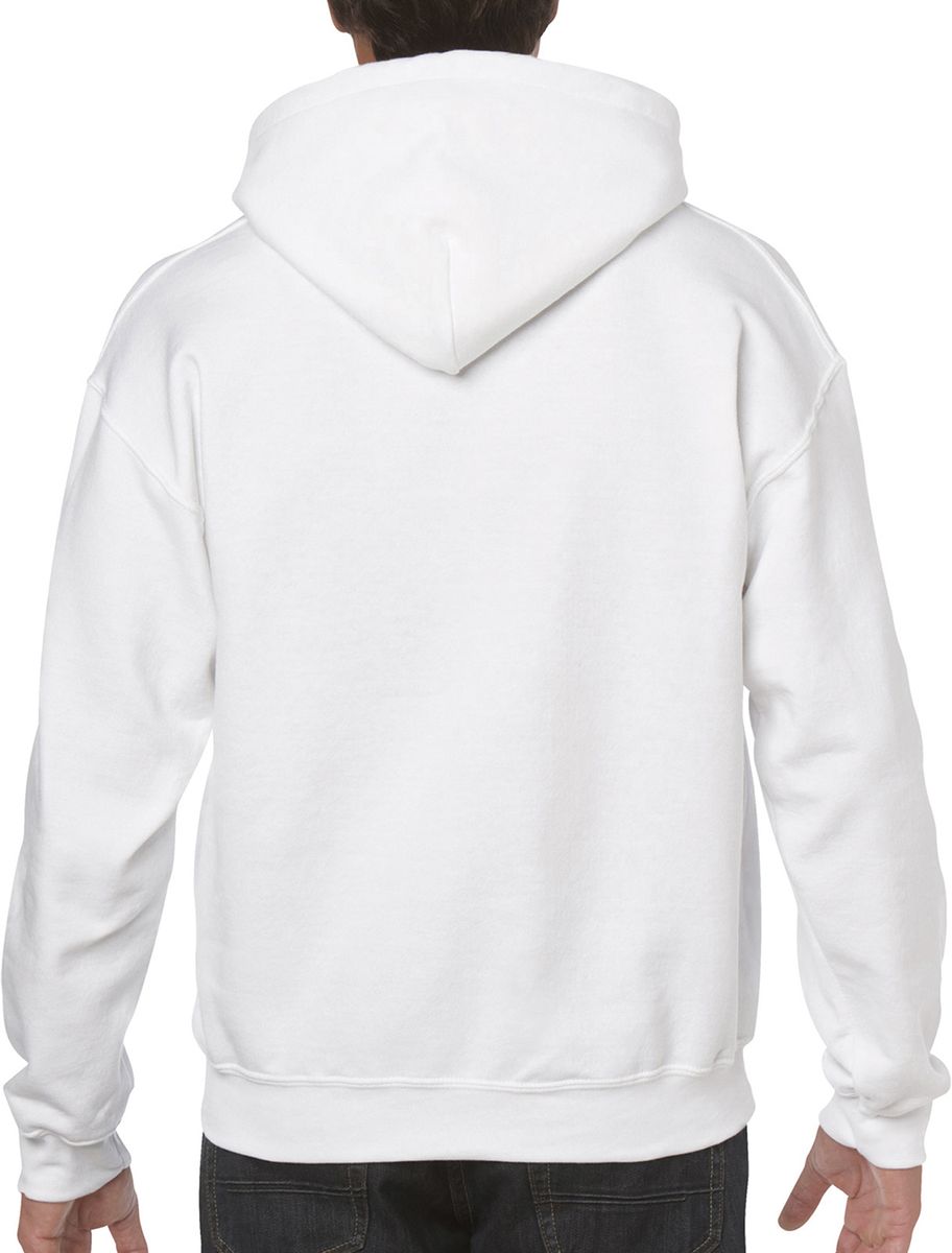 Φούτερ Hoodie 18500 Gildan Heavy Blend White ανδρικά Simple Wear