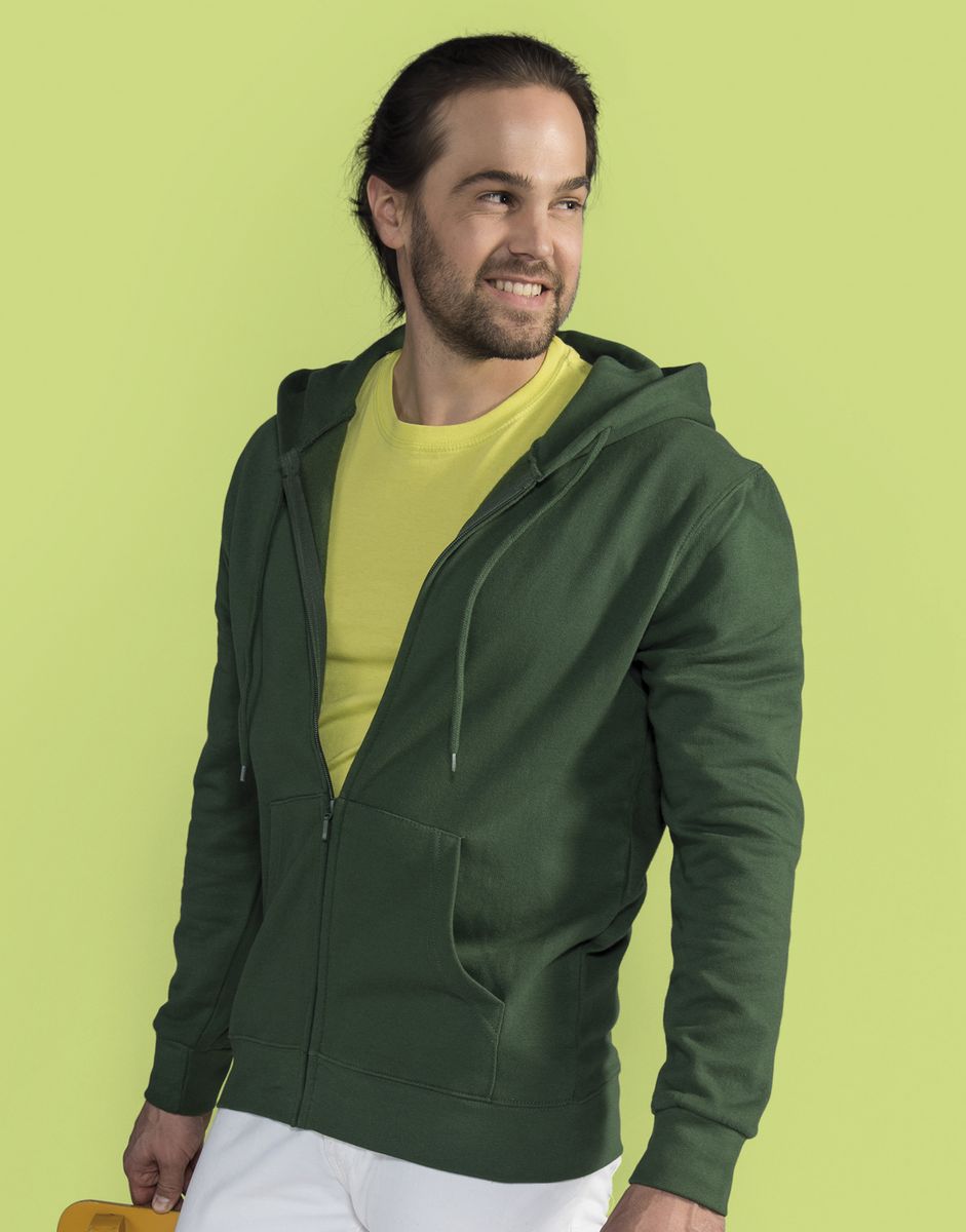 Ζακέτα Φούτερ με Κουκούλα Sg29 Sg Zip Hoodie Bottle Green Outlet ανδρικά Simple Wear