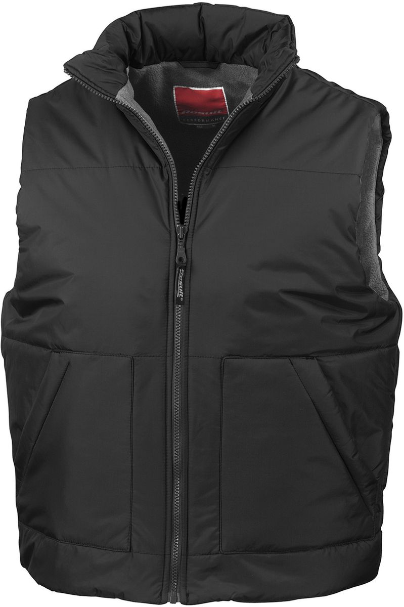 Αμάνικο Μπουφάν με Fleece R44 Result Black