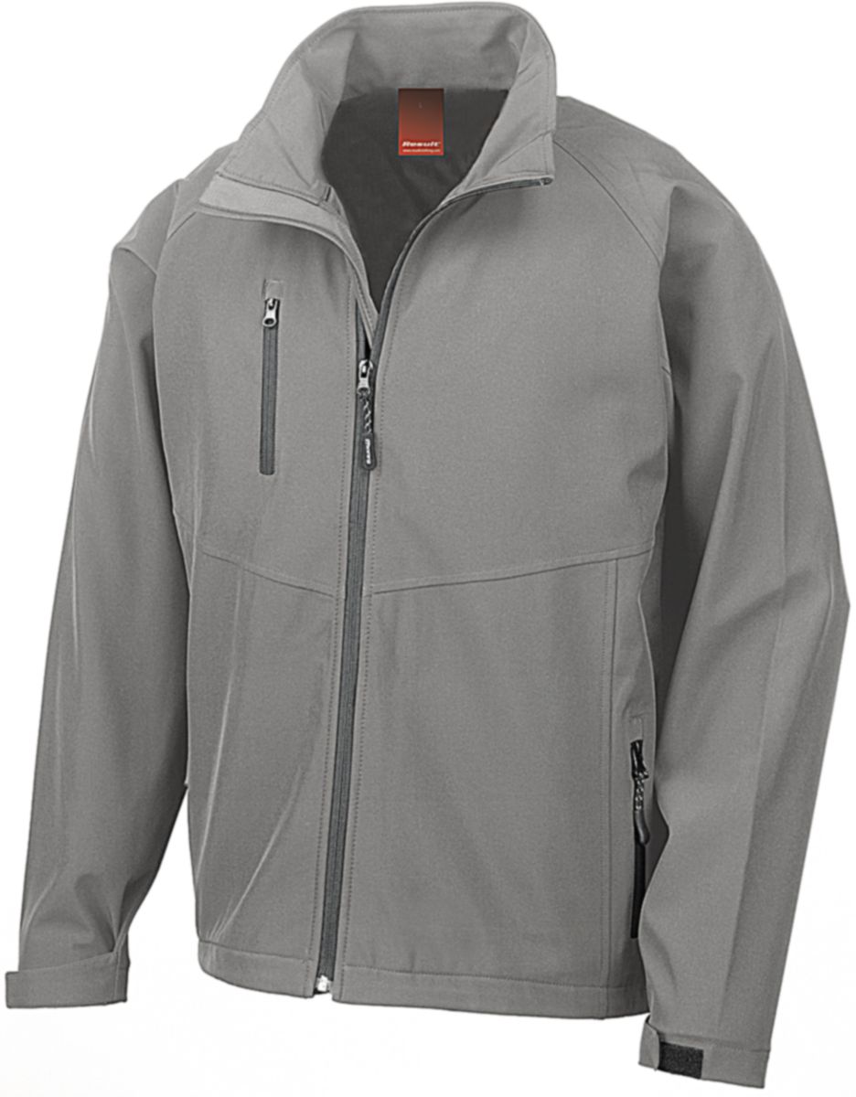 Μπουφάν Softshell Base Layer R128M Result Silver Grey