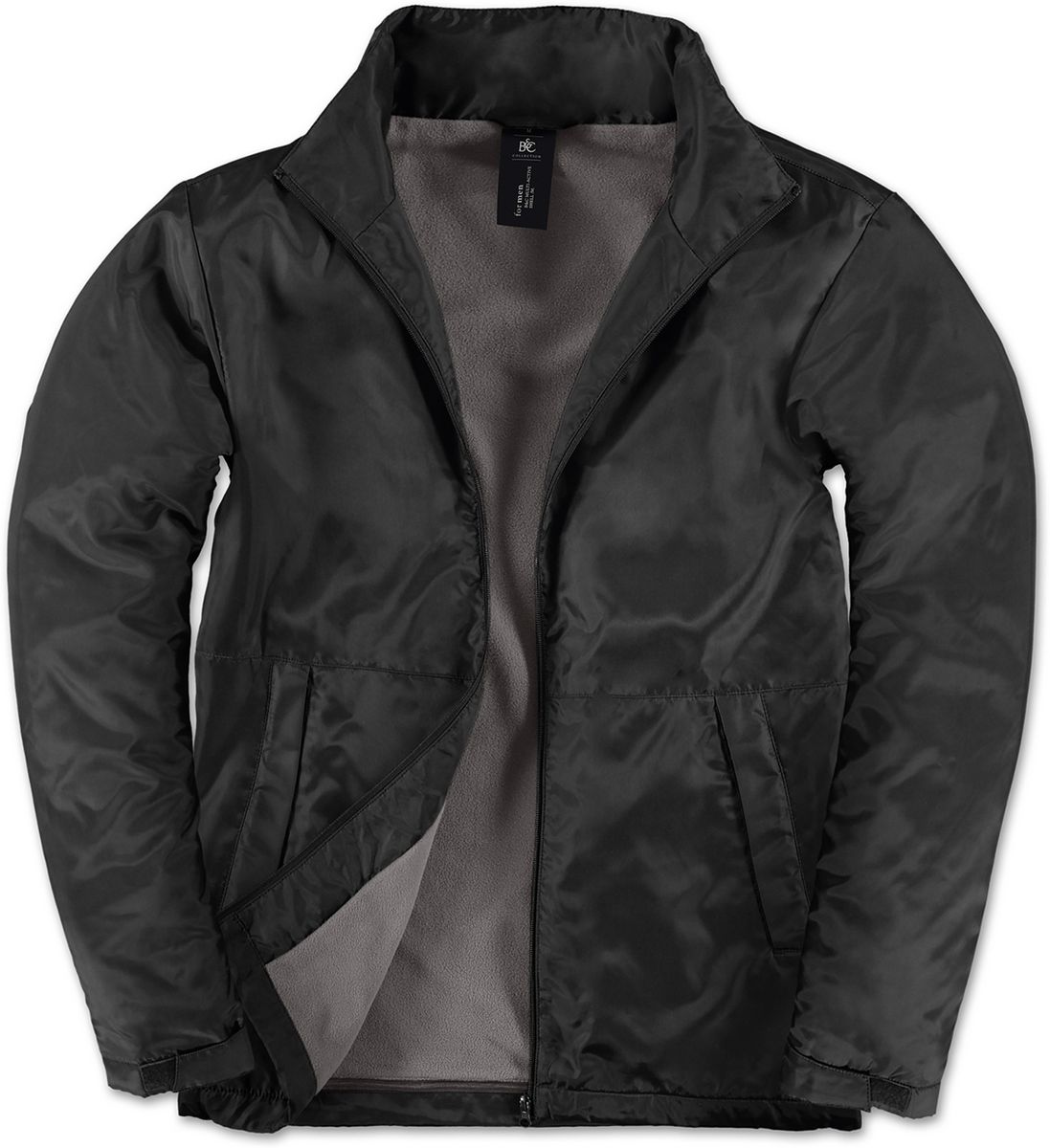 Ανδρικό Μπουφάν JM825 B&C Multi-Active Black/Warm Grey