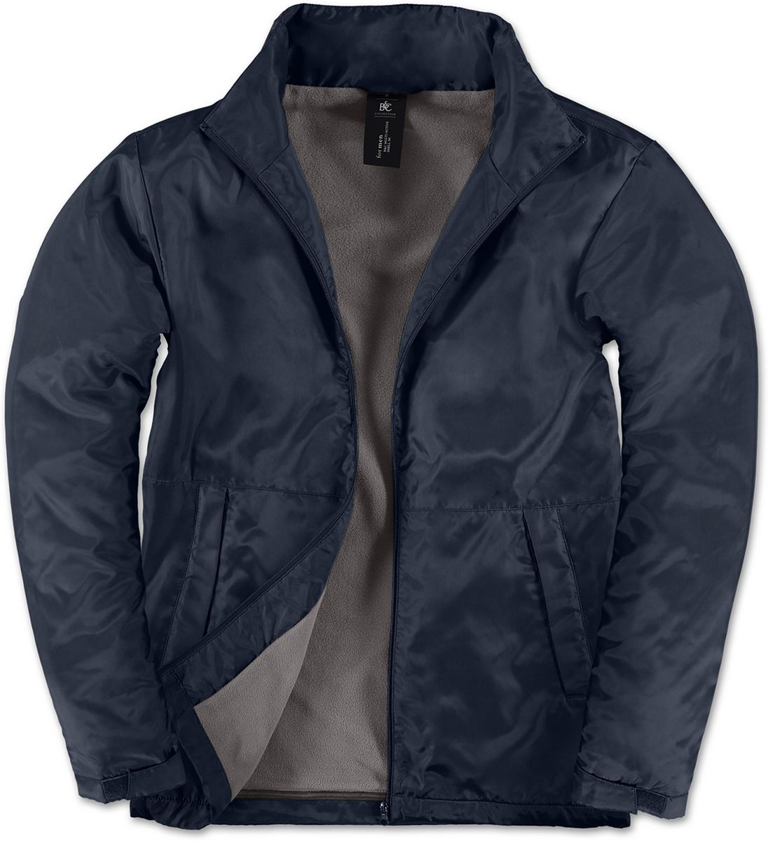 Ανδρικό Μπουφάν JM825 B&C Multi-Active Navy/Warm Grey