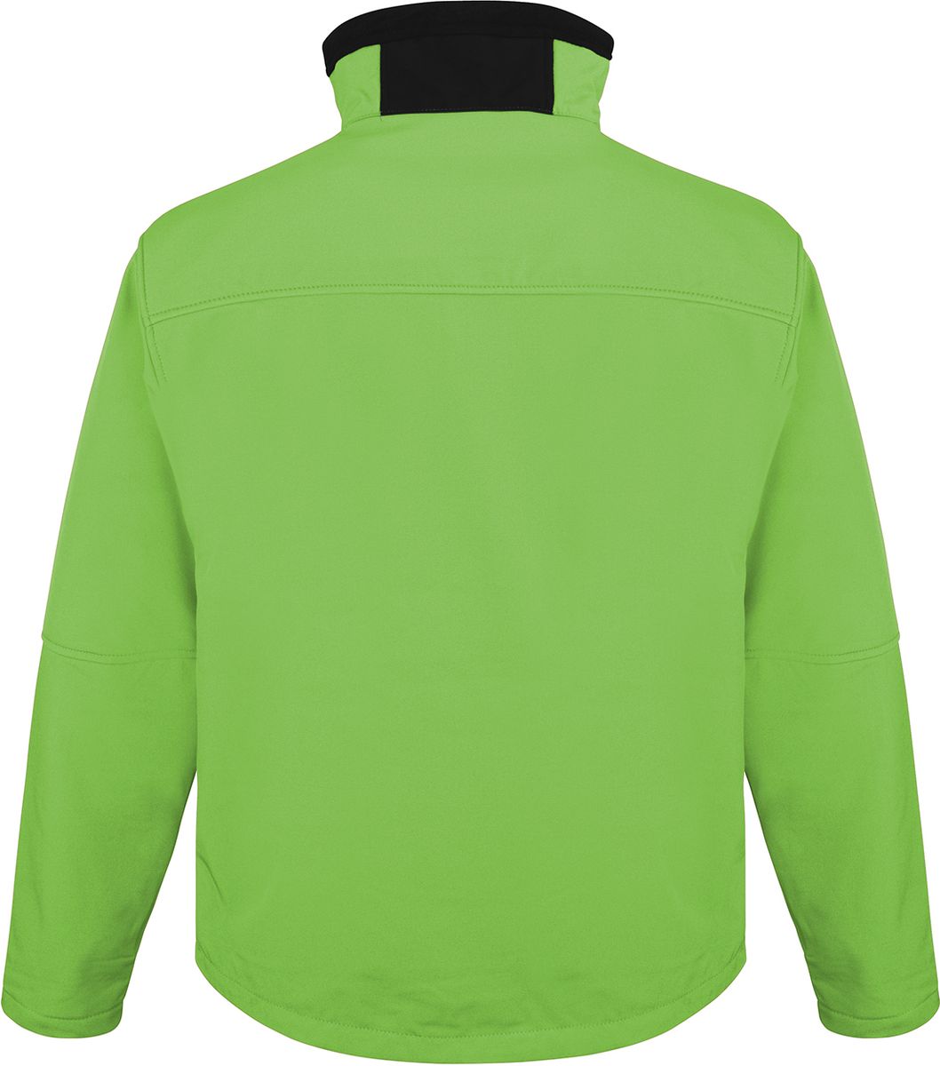 Μπουφάν Softshell Activity Jacket R120X Result Vivid Green Black ανδρικά Simple Wear