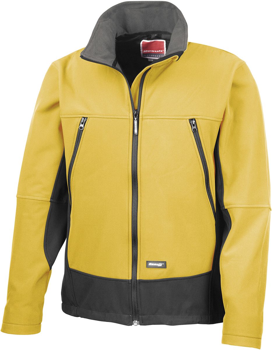 Μπουφάν Softshell Activity Jacket R120X Result Sport Yellow/Black
