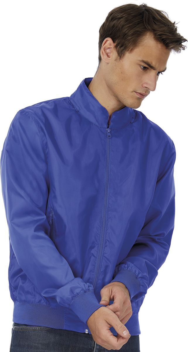 Ανδρικό Μπουφάν με Κουκούλα Jm963 B C Trooper Men Royal Neon Orange ανδρικά Simple Wear