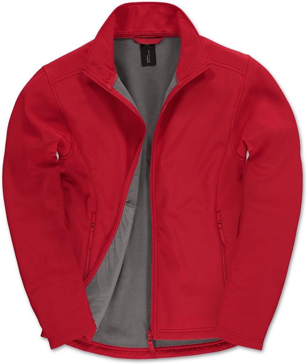 Ανδρικό Μπουφάν Softshell JUI62 B&C ID.701 Red/Warm Grey