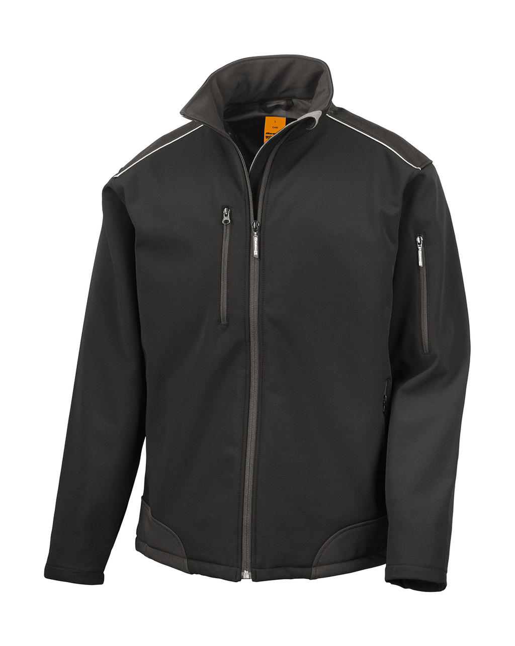 Μπουφάν Ripsoft Softshell R124X Result Black Outlet ανδρικά Simple Wear