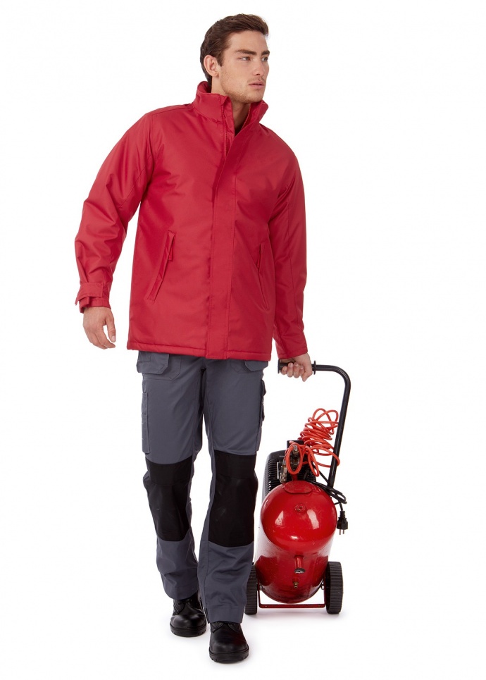 Ανδρικό Μπουφάν Real+ B & C Heavy Weight Jacket Deep Red