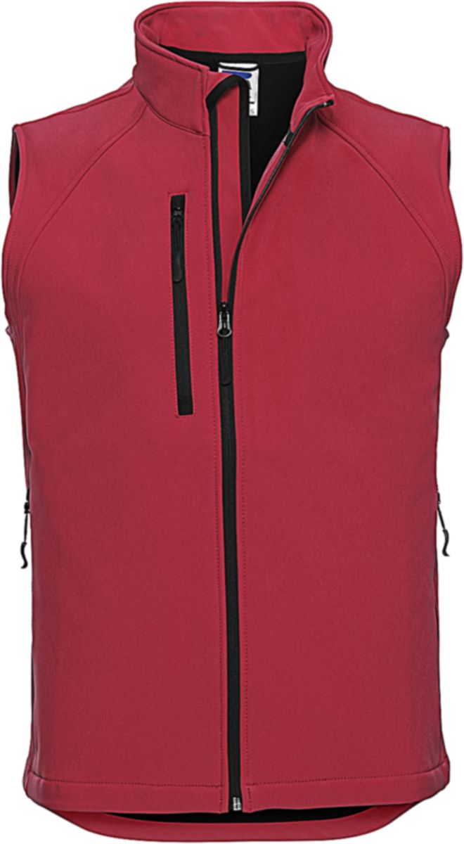 Γιλέκο Soft Shell R-141M-0 Russell Black Classic Red