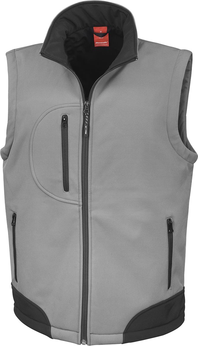 Γιλέκο Soft Shell R123X Result Workguard Grey/Black