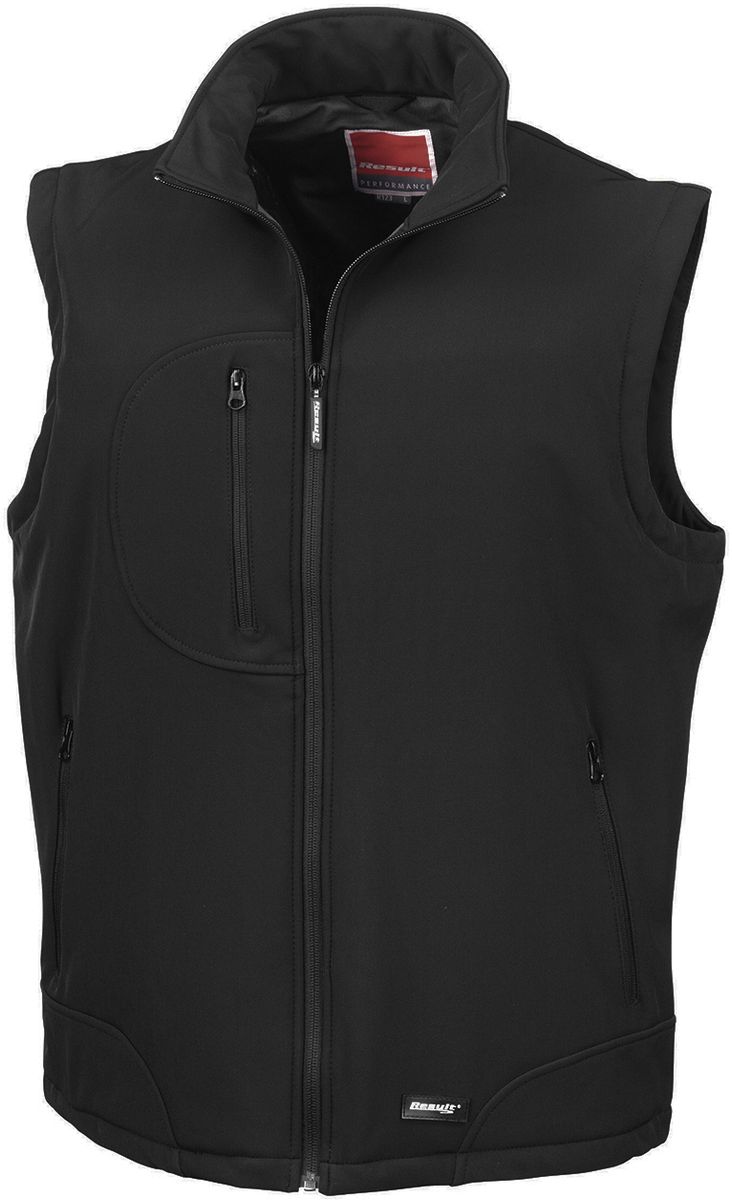 Γιλέκο Soft Shell R123X Result Black/Black