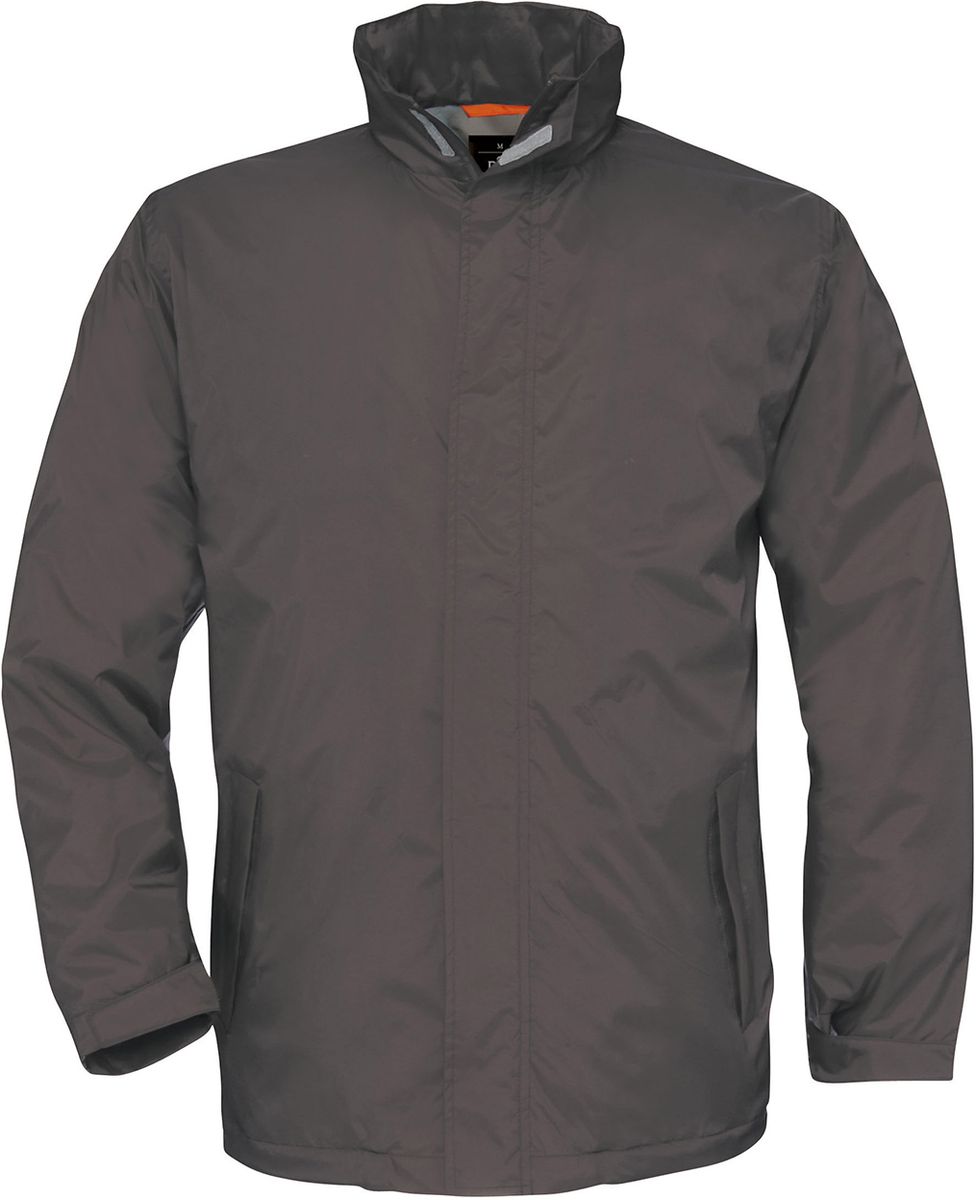 Μπουφάν Midseason Parka JU824 B & C Ocean Shore Dark Grey
