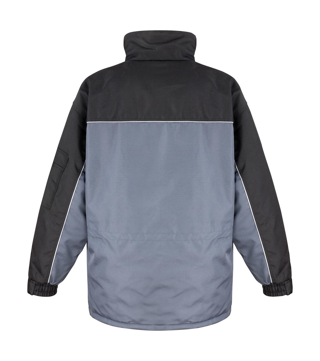 Μπουφάν Ασφαλείας R072X Result Heavy Duty Combo Grey Black ανδρικά Simple Wear