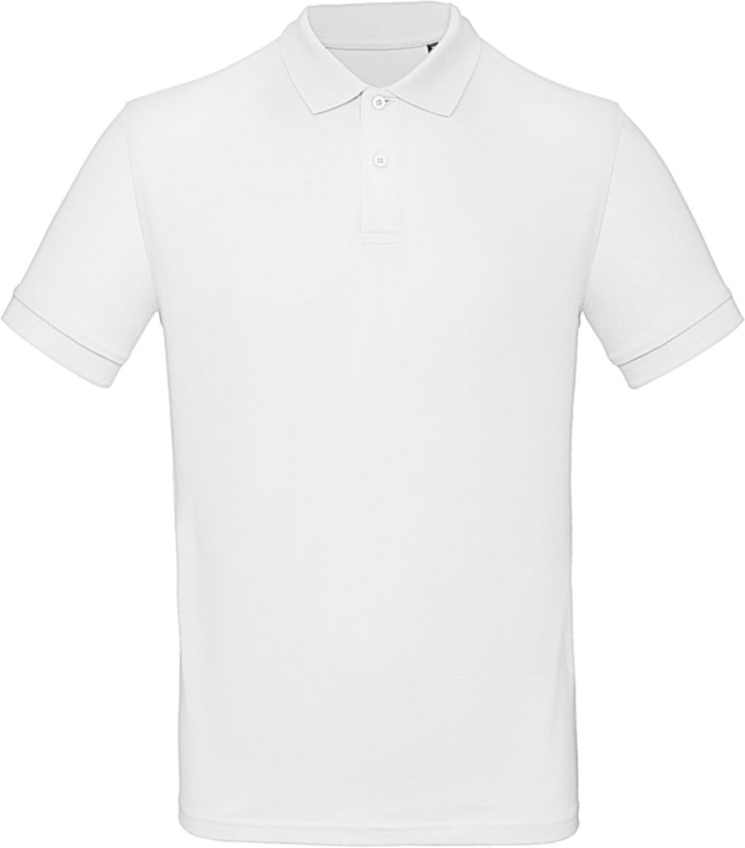 Ανδρική Μπλούζα Polo PM430 B & C Inspire Organic White