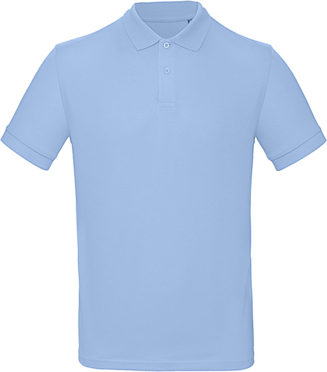 Ανδρική Μπλούζα Polo PM430 B & C Inspire Organic Sky Blue
