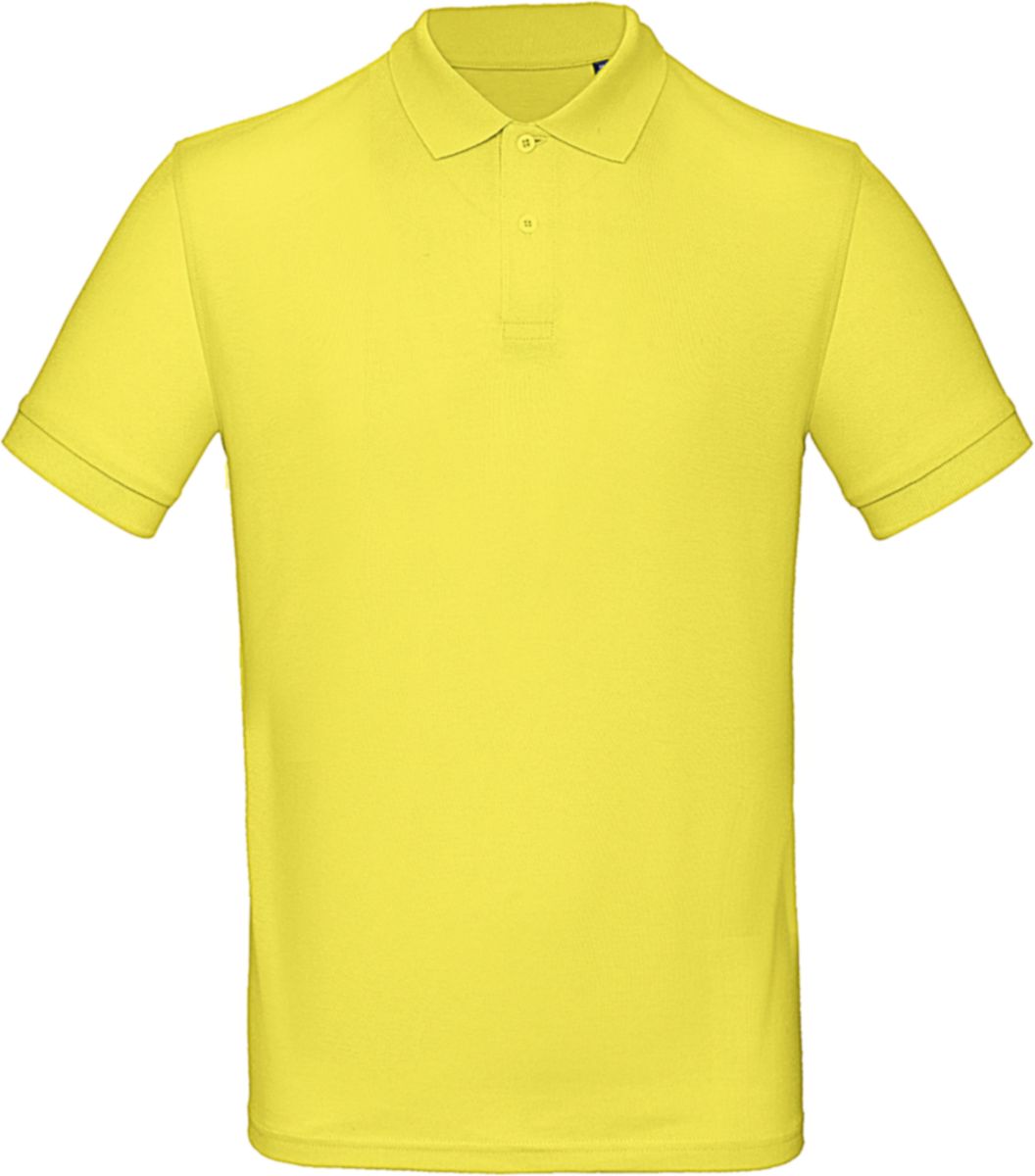 Ανδρική Μπλούζα Polo PM430 B & C Inspire Organic Solar Yellow