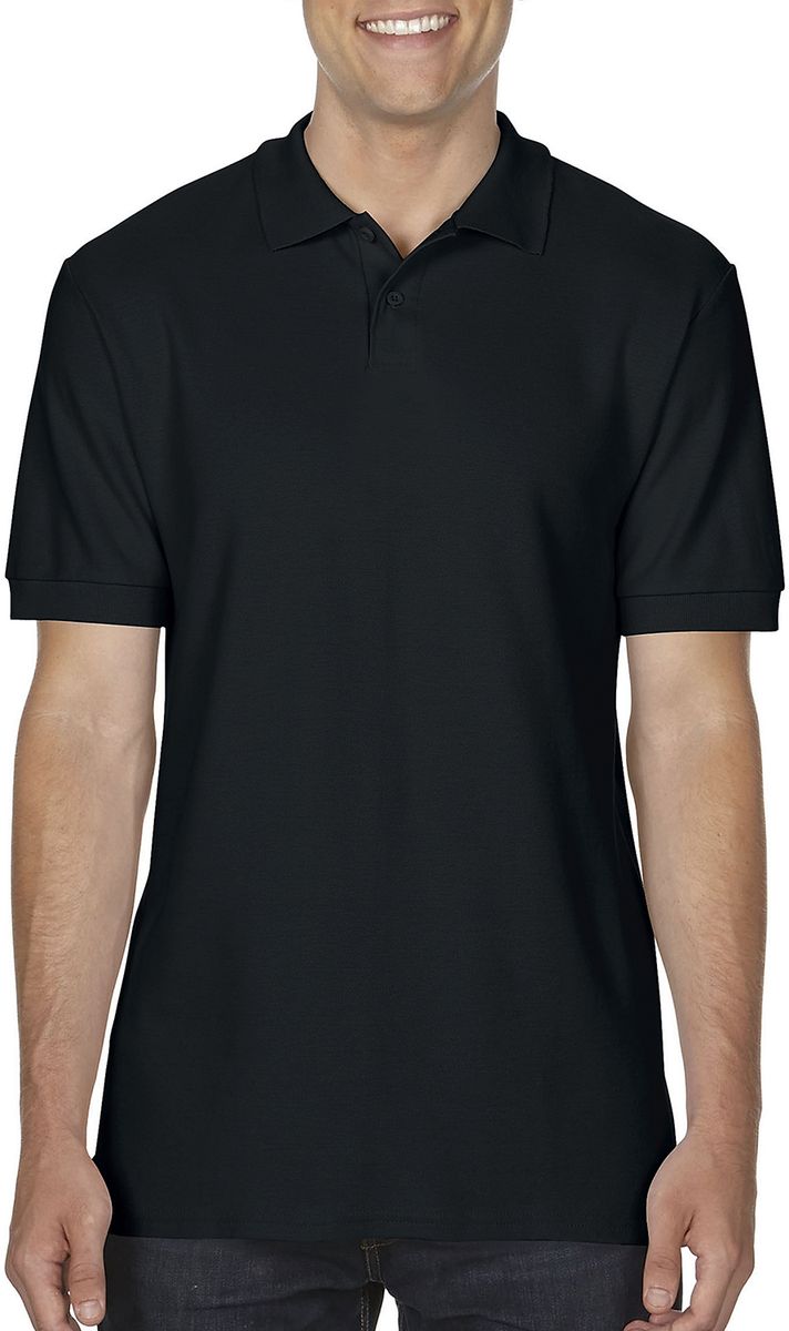 Ανδρική Μπλούζα Polo 64800 Gildan Softstyle Πικέ Black