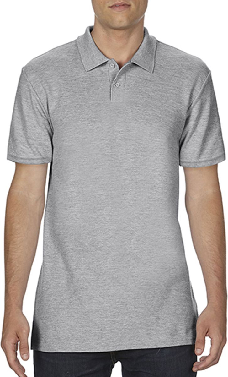 Ανδρική Μπλούζα Polo 64800 Gildan Softstyle Πικέ Sport Grey