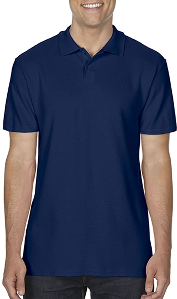 Ανδρική Μπλούζα Polo 64800 Gildan Softstyle Πικέ Navy