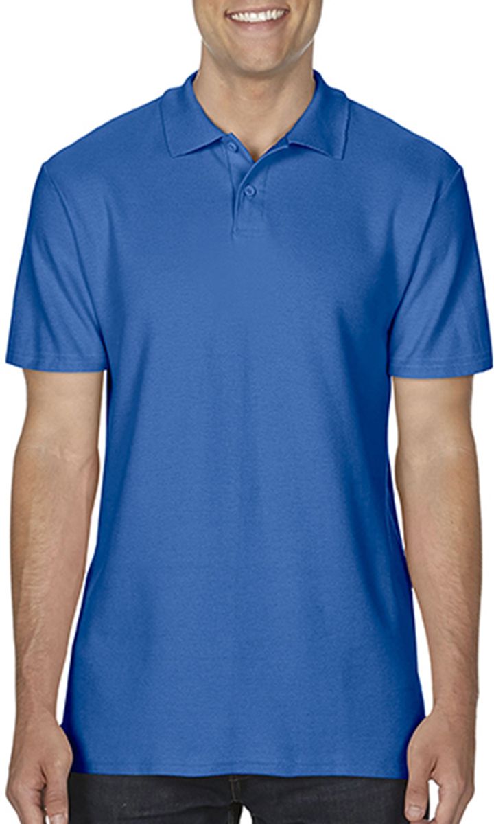Ανδρική Μπλούζα Polo 64800 Gildan Softstyle Πικέ Royal