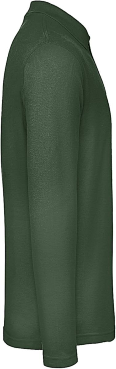 Ανδρική Μπλούζα Polo Μακρυμάνικη Id 001 Lsl B C Pui12 Bottle Green ανδρικά Μπλούζες Simple Wear