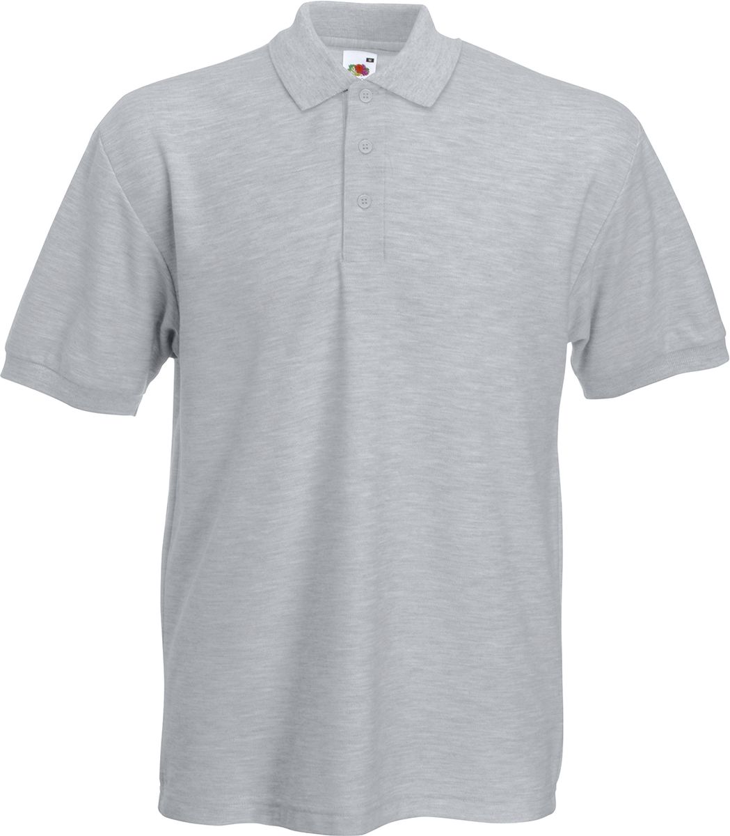 Ανδρική Μπλούζα Polo 63-204-0 Fruit of the Loom Heavyweight 65/35 Heather Grey