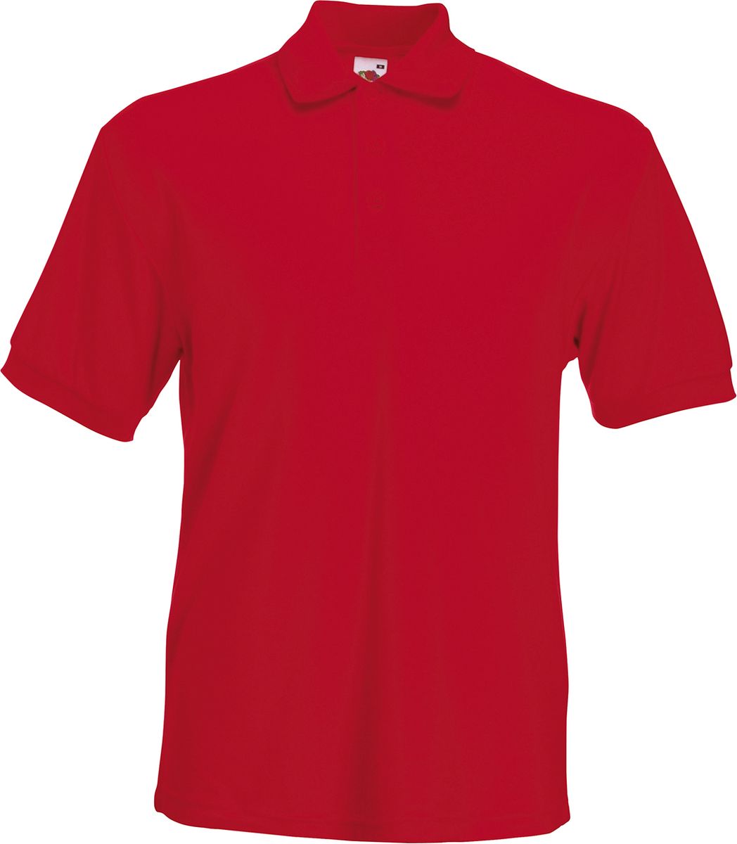 Ανδρική Μπλούζα Polo 63-204-0 Fruit of the Loom Heavyweight 65/35 Red