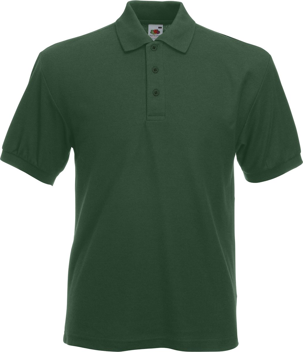 Ανδρική Μπλούζα Polo 63-204-0 Fruit of the Loom Heavyweight 65/35 Bottle Green