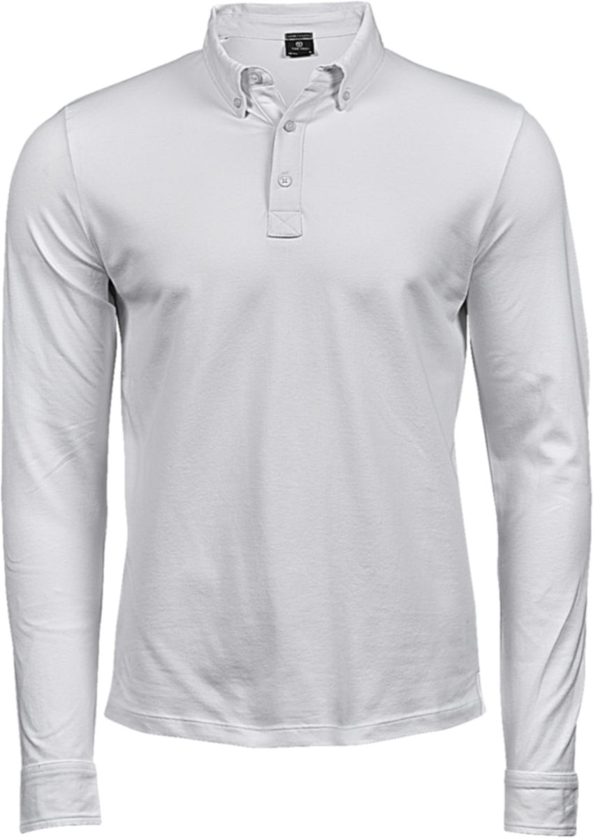 Μακρυμανικο Polo Fashion LS Luxury Stretch Tee Jays 1412 White