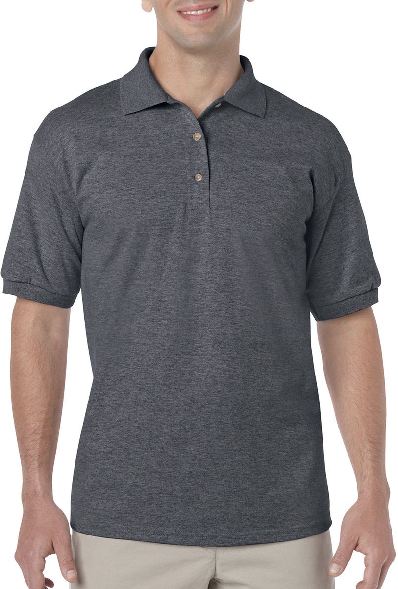 Ανδρική Μπλούζα Polo 8800 Gildan DryBlend Jersey Dark Heather