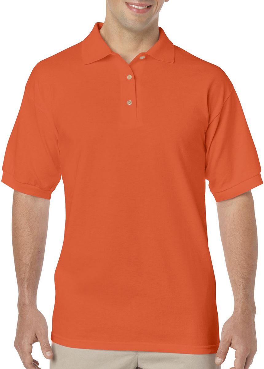 Ανδρική Μπλούζα Polo 8800 Gildan DryBlend Jersey Orange
