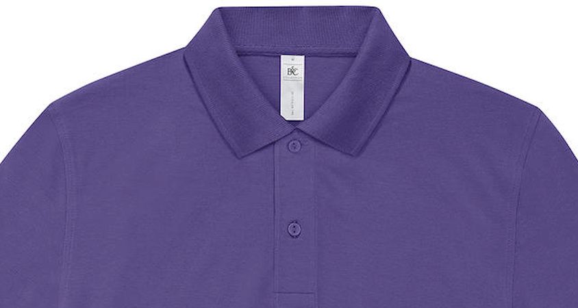 Ανδρική Μπλούζα Polo Pu424 B C Radiant Purple ανδρικά Μπλούζες Simple Wear