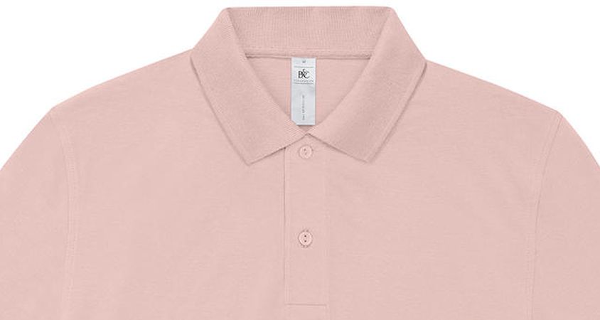 Ανδρική Μπλούζα Polo Pu424 B C Blush Pink ανδρικά Μπλούζες Simple Wear