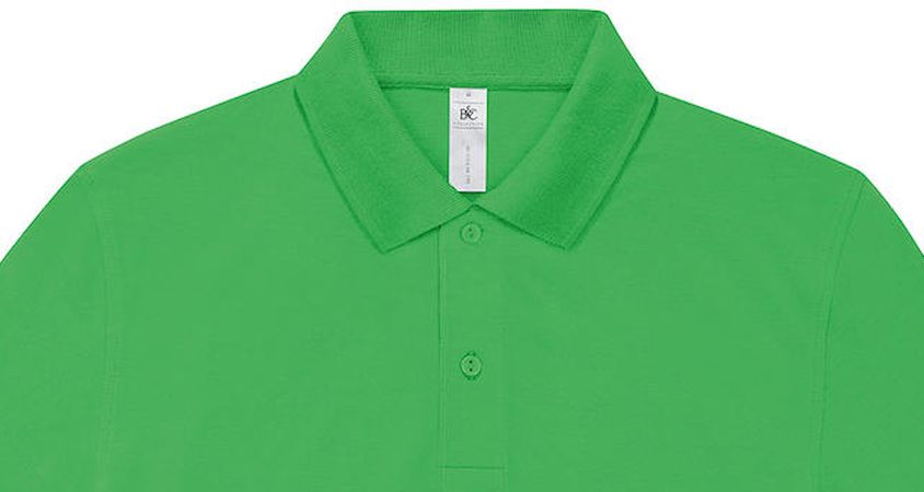 Ανδρική Μπλούζα Polo Pu424 B C Apple Green ανδρικά Μπλούζες Simple Wear